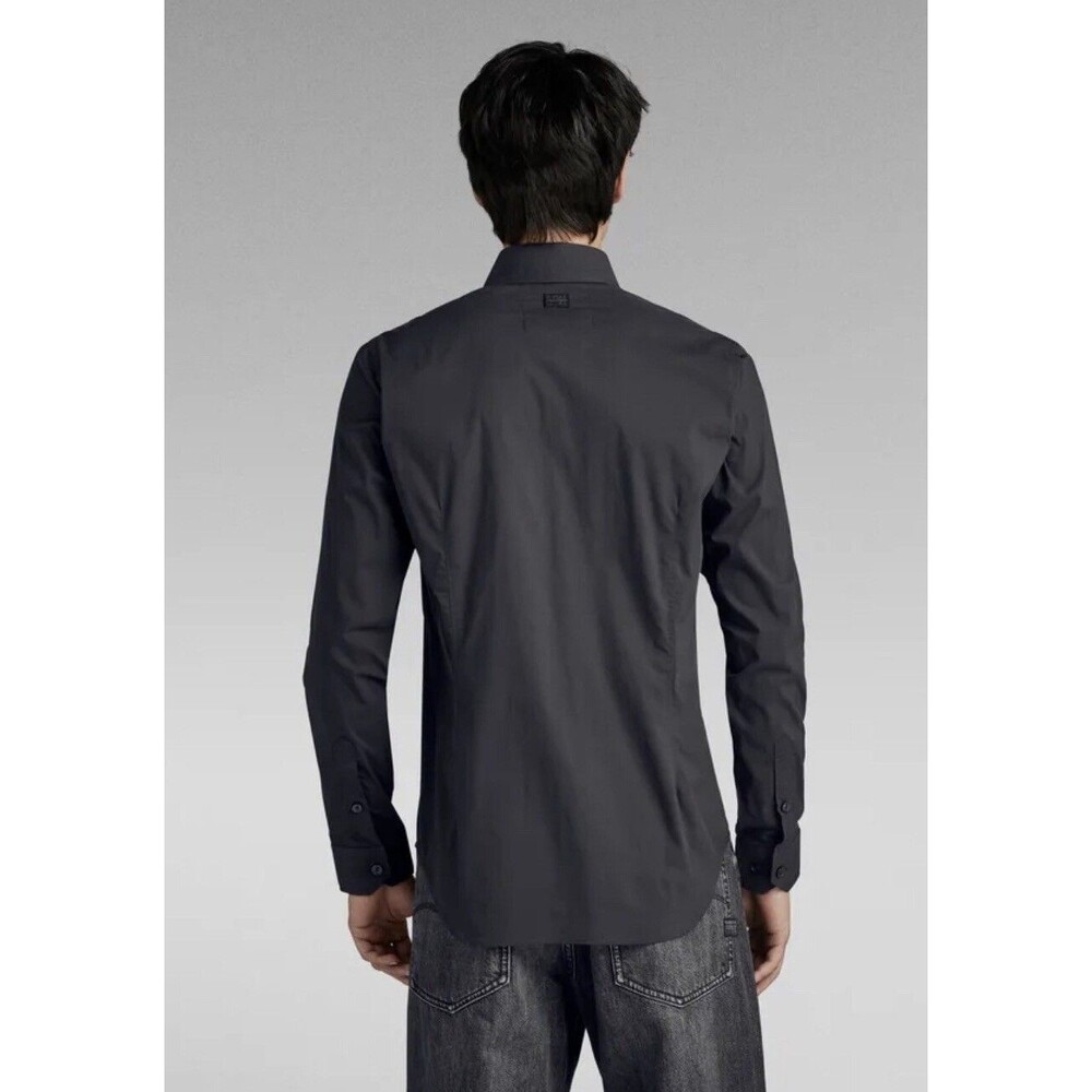 g star raw button down shirt Black Men M Long Sleeve @k1